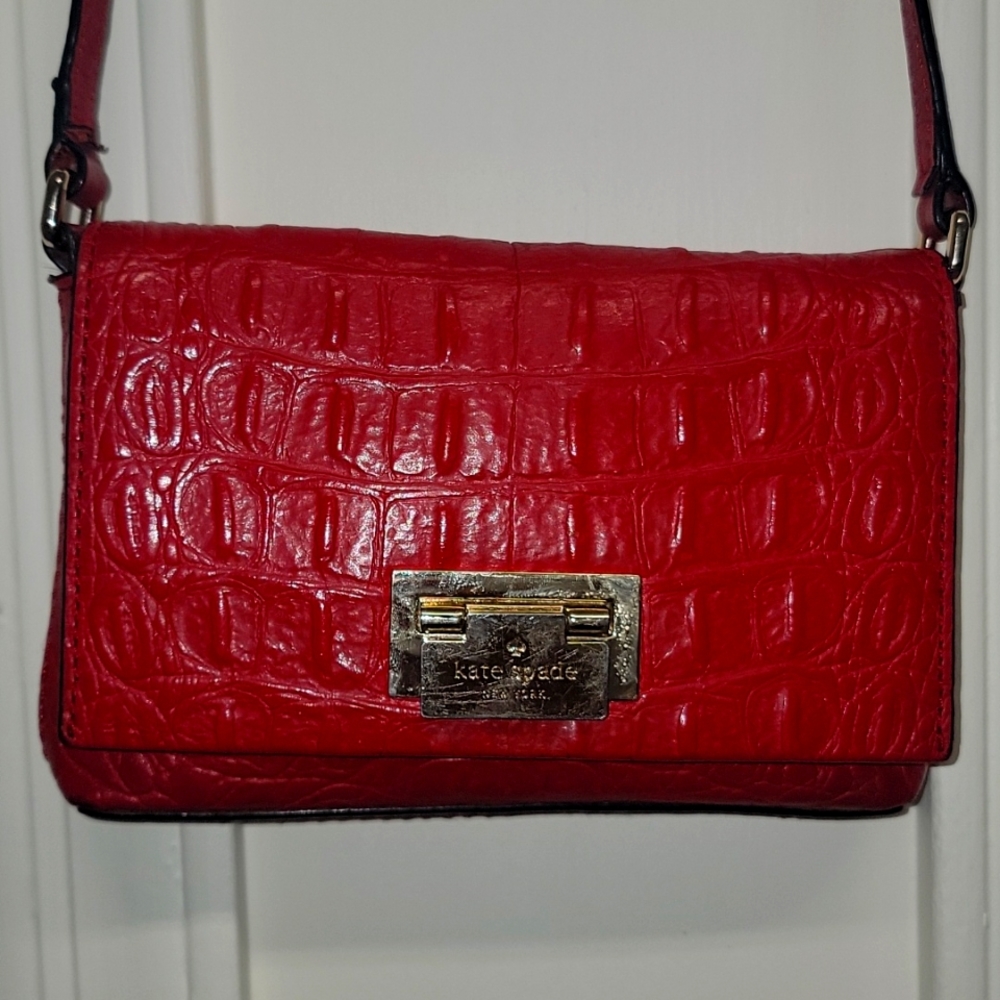 Kate Spade Rialto Place Sally Red Crossbody Bag
